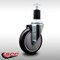 Service Caster 5'' SS Black Poly Wheel Swivel 1-1/2'' Expanding Stem Caster SCC-SSEX20S514-PPUB-BLK-112 - alternate 3